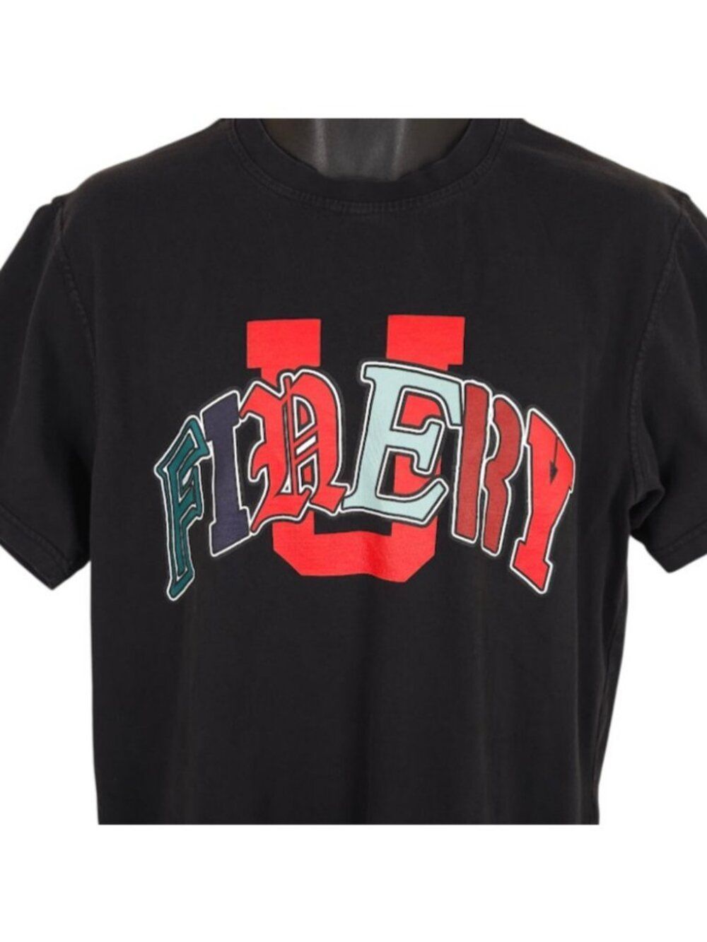 Finery U T Shirt Mens Size Large Black By Cambridge Streetwear